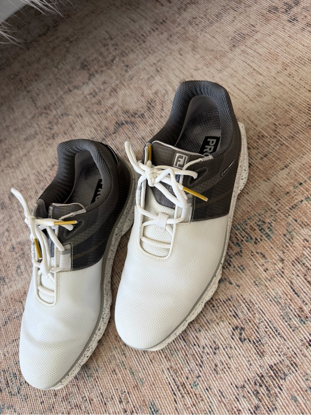 FootJoy Men’s White and Gray Athletic Golf Shoes - Picture 8 of 8